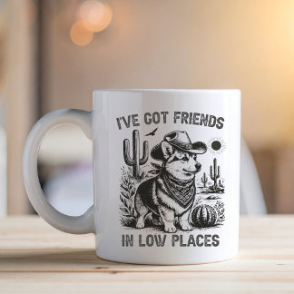 Corgi Cowboy Funny Dog Mug Koffiemok