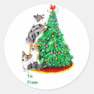 Corgi Cristmas Reach Goals Corift Labels