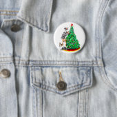 Corgi Cristmas Reach Goals Ronde Button 5,7 Cm (In situ)