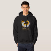 Corgi Cuddle Hoodie (Voorkant volledig)