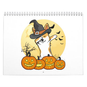 Corgi Dabbing Halloween Kalender
