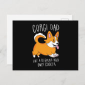 Corgi dad briefkaart (Voorkant / Achterkant)