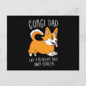 Corgi dad briefkaart (Voorkant)