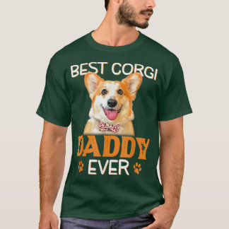 Corgi Dad Funny Fathers Day Hondenliefhebber Best T-shirt