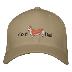 Corgi Dad geborduurd Pet
