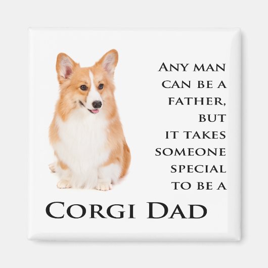 Corgi Dad Magnet (Devant)