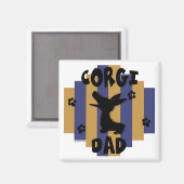 Corgi Dad Magnet Magneet (Voorkant / Achterkant)