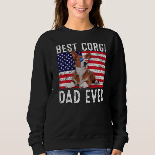 Corgi Dad Usa American Flag Corgi Dog Owner Trui
