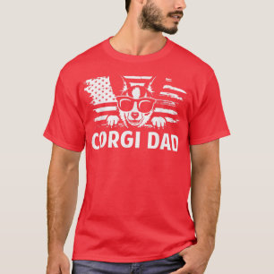 Corgi Dad  zonnebril Funny Corgi Dog Owner T-shirt