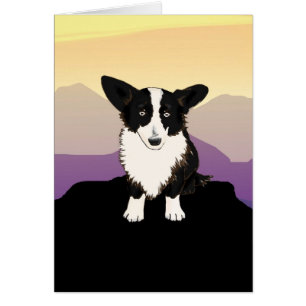 Corgi de Gallois de montagnes pourpres
