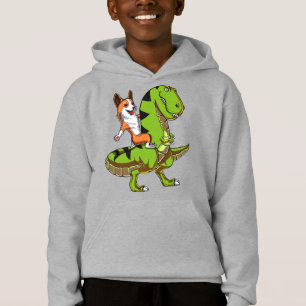 Corgi die de Grappige Hond van de Dinosaurus