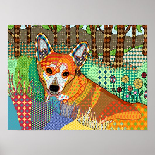 Corgi Dog 164 Poster (Voorkant)