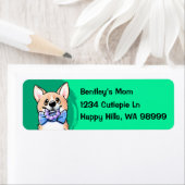Corgi Dog Adresetiketten Etiket (Insitu)