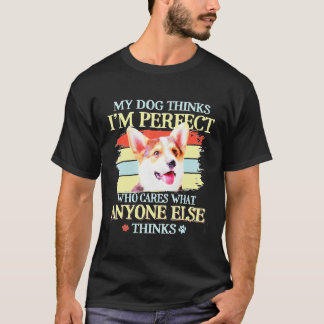 Corgi Dog Art Idea Idea Ideaal voor familie T-shirt
