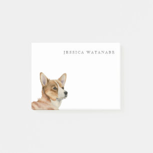 Corgi Dog Art   Jouw namen toevoegen Post-it® Notes