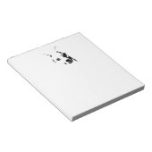 Corgi Dog Black en White Ink Sketch Notitieblok (Schuin)