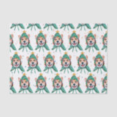 Corgi Dog Breed Christmas Tissuepapier (Voorkant)