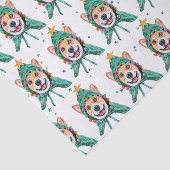 Corgi Dog Breed Christmas Tissuepapier (Detail)