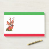 Corgi Dog Christmas Post-It Notes (Sur un bureau)