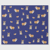 Corgi Dog Gift Wrap Cadeaupapier (Vlak)