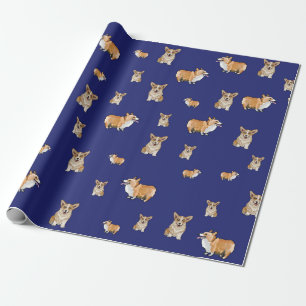 Corgi Dog Gift Wrap Cadeaupapier