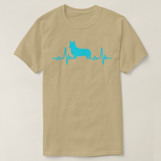 Corgi Dog Heartbeat Corgi Dad-341 T-shirt (Design voorkant)