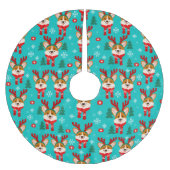 Corgi Dog kerstboomrok Kerstboom Rok (Voorkant)