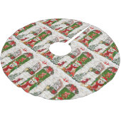 corgi Dog Kerstmis Kerstboom Rok (Gekanteld)