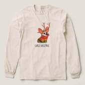 Corgi Dog Kerstmis Tri-Blend Shirt (Voorkant)