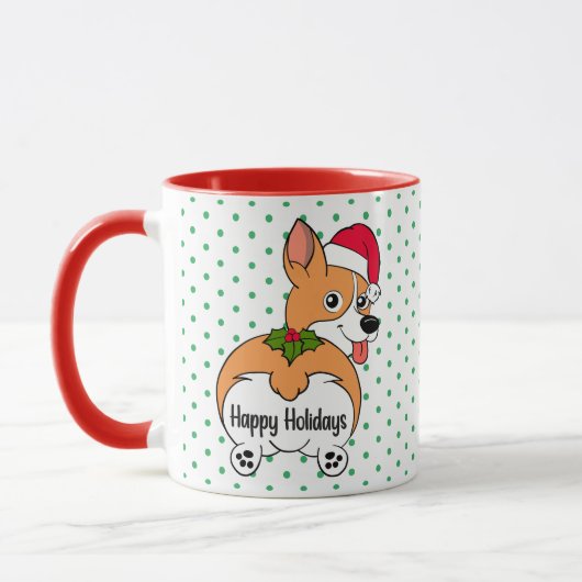 Corgi Dog kerstMok Mok (Links)