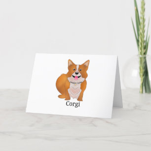 Corgi Dog l Feestdagen Kaart