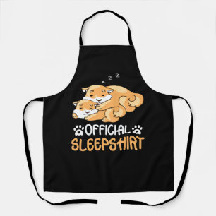 Corgi Dog Officieel Sleepshirt Sleeping Puppy Corg Schort