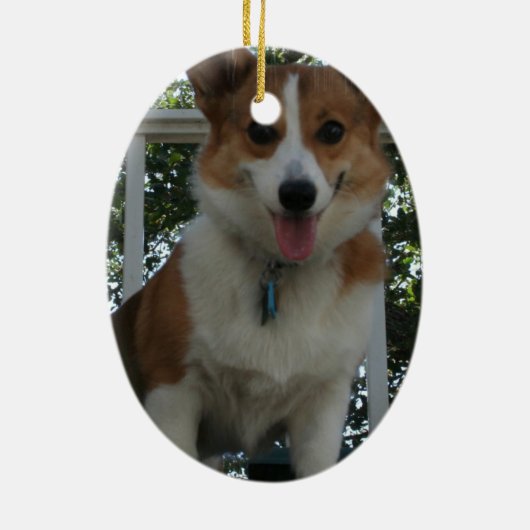 Corgi DOg Ornament (Achterkant)