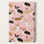 Corgi Dog Paps et Bones Planner (Dos)