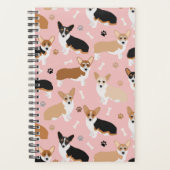 Corgi Dog Paps et Bones Planner (Devant)