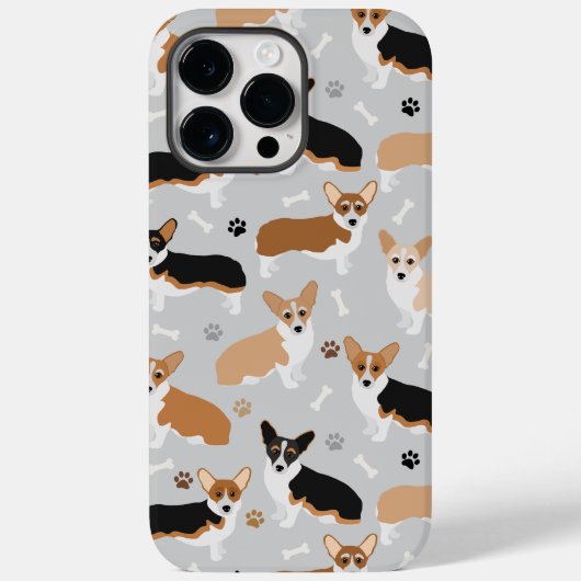 Corgi Dog Paws en Botten Case-Mate iPhone Case (Achterkant)