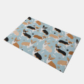 Corgi Dog Paws en Botten Deurmat (Schuin)