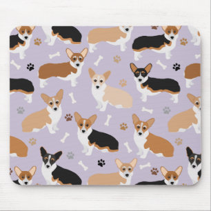 Corgi Dog Paws en Botten Muismat
