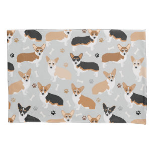 Corgi Dog Paws en Botten Pillow Hoesje Kussensloop