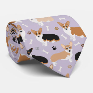 Corgi Dog Paws en Botten Stropdas