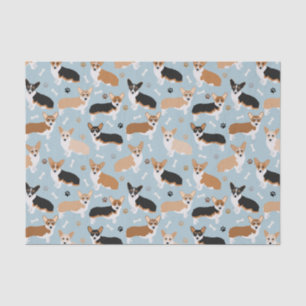 Corgi Dog Paws en Botten Tissuepapier