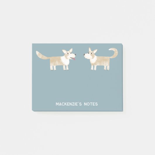 Corgi Dog Persoonlijk Post-it® Notes (Voorkant)