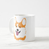 Corgi Dog Pet Koffiemok (Voorkant links)