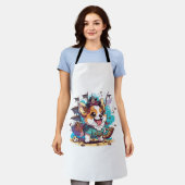 Corgi Dog Pirate Schort (Gedragen)