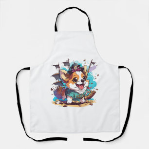 Corgi Dog Pirate Schort