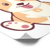 Corgi Dog Poster (Hoek)