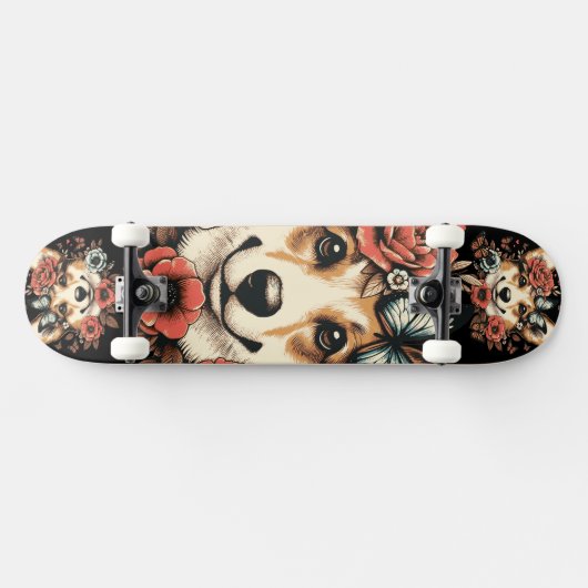 Corgi Dog Skateboard (Horizontaal)