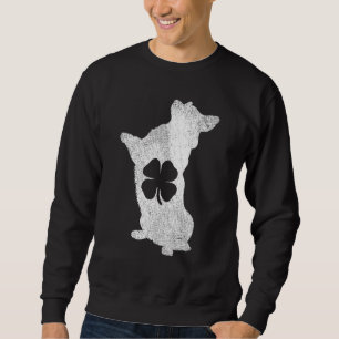 Corgi Dog St. Patrick S Day Shamrock Clover Irish Trui