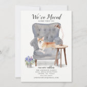 Corgi Dog | Verplaatsingsaankondiging Aankondiging (Voorkant)