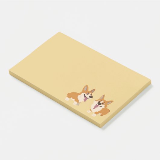 Corgi Dogs Post-it® Notes (Schuin)